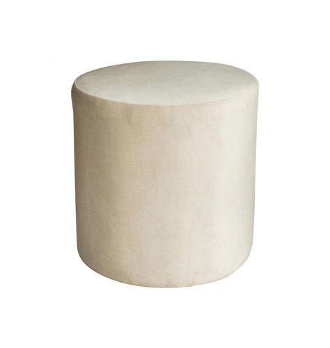 Medium round NORMAN pouf, beige #103