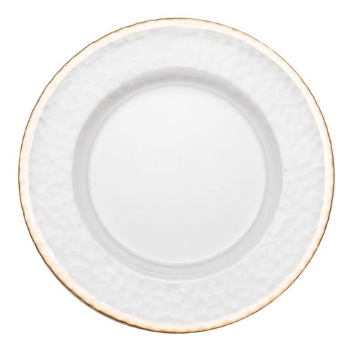 DAMRAU gold rim charger plate