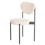 Black TEMPO chair with TEDDY back and seat