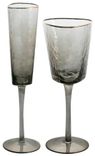 Smoke EVANS glass, set of 2