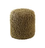 Round MOSS NORMAN pouf – medium, moss #810