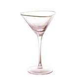 Pink EVANS cocktail glass