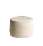 Small round NORMAN pouf, beige #103