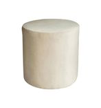 Medium round NORMAN pouf, beige #103