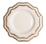 White ALLEN plate - set of 2