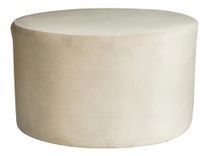 Large round NORMAN pouf, beige #103