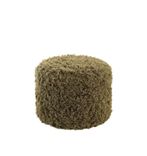 Round MOSS NORMAN pouf – small, moss #810