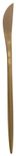 BAKER dining gold knife