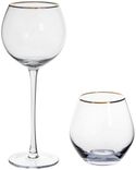 Clear ALONSO glass, set of 2