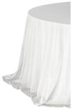 Round tablecloth LARGO in white #101